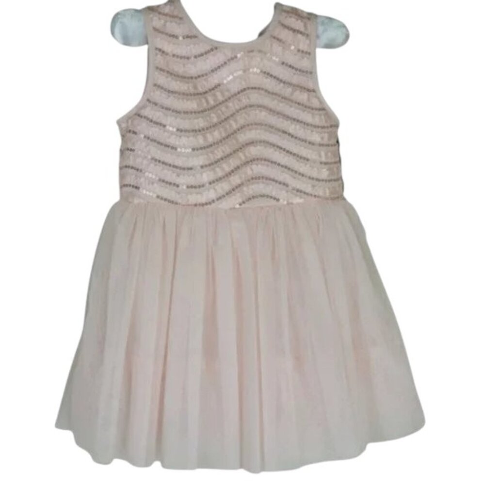 Pippa & Julie TuTu Dress Baby Girl Sleeveless Sequined Size 18M